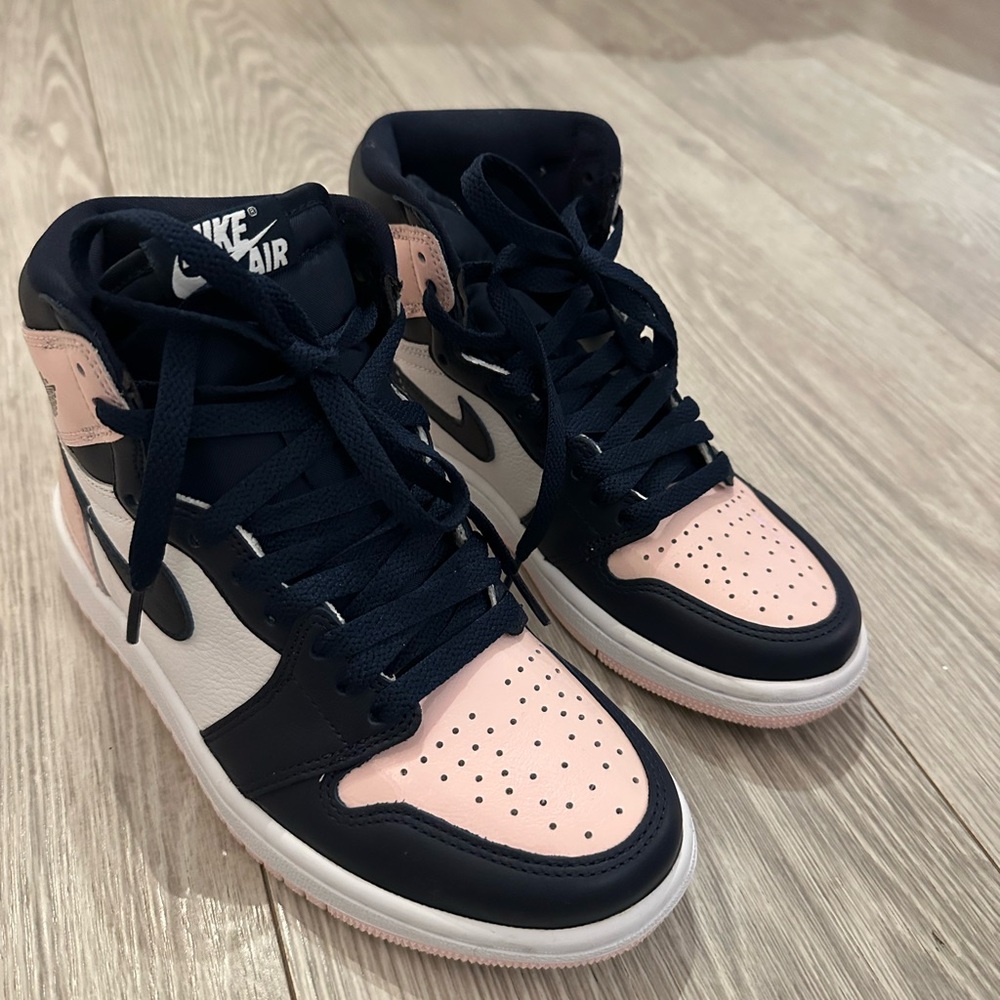 Nike Jordan Women's Sneakers - Blue, Pink, and White